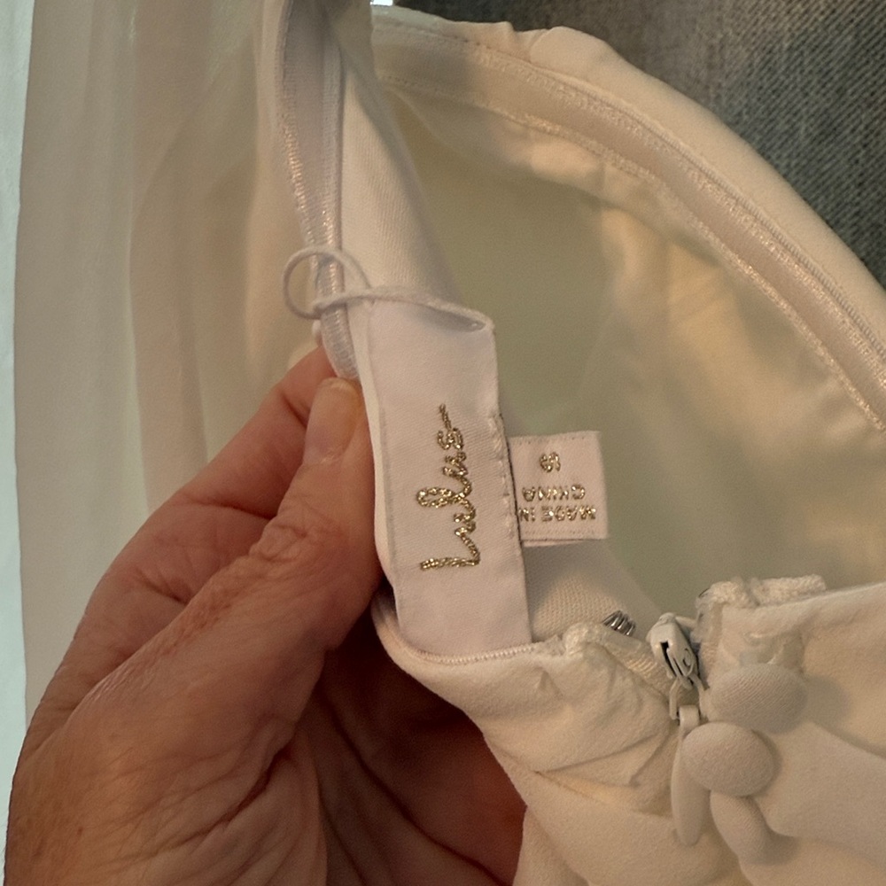 NEW w/tag Lulus Adorna White Off-the-Shoulder Maxi Dress - Picture 8 of 12
